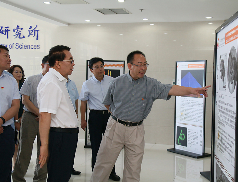 2019年中国科学院院长白春礼调研遗传发育所